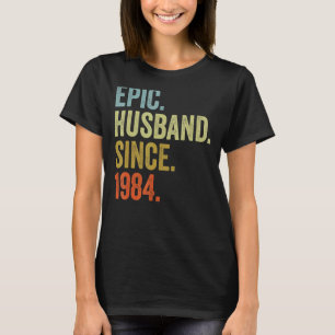 Camiseta Marido Epic De Mens Desde 1984