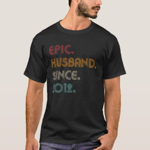 Camiseta Marido Epic De Mens Desde 2012 - 10ª Annive De Ca