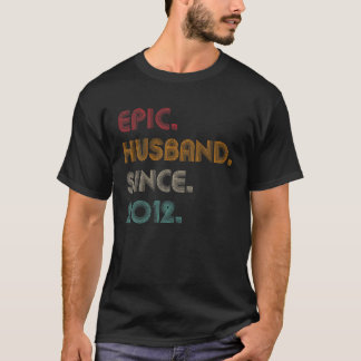 Camiseta Marido Epic De Mens Desde 2012 - 10ª Annive De Cas