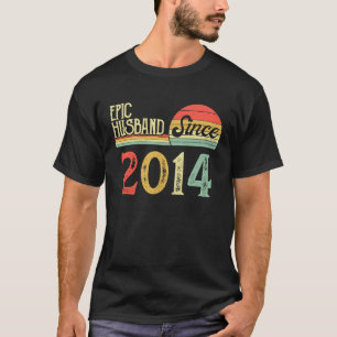 Camiseta Marido Epic do 8º Aniversário do Casamento