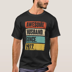 Camiseta Marido Espetacular Desde 1977 45 Aniversário De Ca