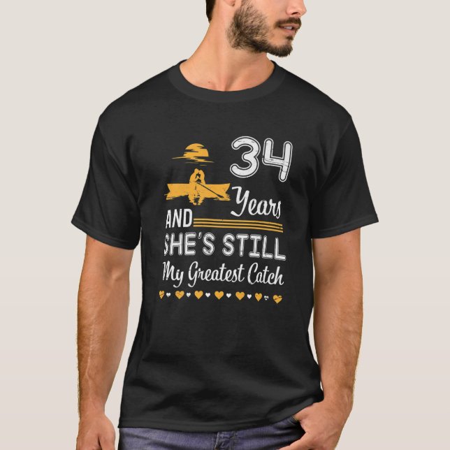 Camiseta Marido Esposa Fisher 34 Anos (Frente)