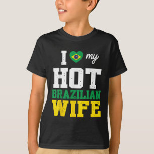 Camiseta Marido Eu Amo Minha Esposa Quente Brasileira Casad
