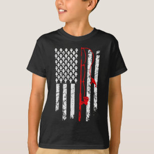 Camiseta Marido Filho Neto Bandeira Americana Pesca Diverti