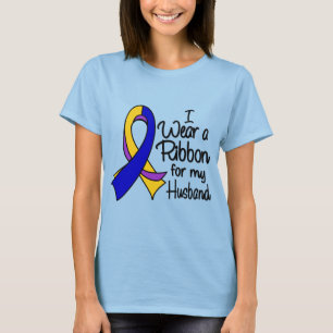 Camiseta Marido - fita do cancer de bexiga