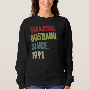 Camiseta Marido Impressionante Desde 1991 31 Aniver Casamen