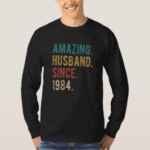Camiseta Marido Incrível Desde 1984, 38º Aniversar Casado