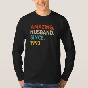 Camiseta Marido Incrível Desde 1993 29 Aniversário De Casam