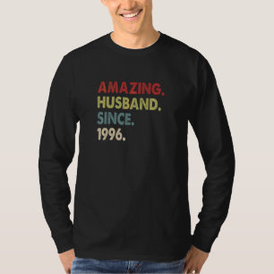 Camiseta Marido Incrível Desde 1996 26 Aniversário de Casam