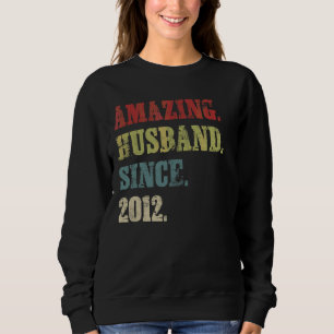 Camiseta Marido Incrível Desde 2012 10 Aniversário de Casam