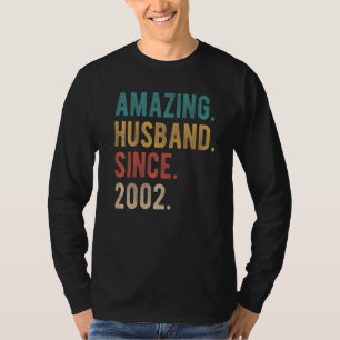 Camiseta Marido Incrível Desde Aniversar De Casamento De 20