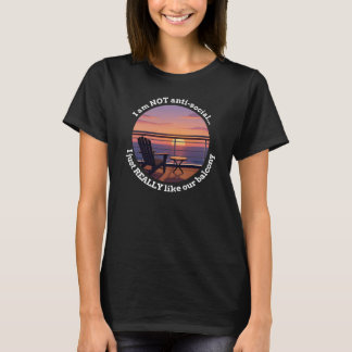 Camiseta "Marido Introvertido 'Eu Realmente Gosto 