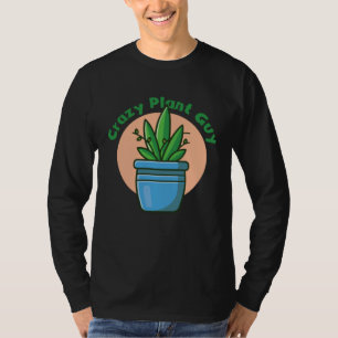 Camiseta Marido Louco por Plantas Dizendo Citação de Jardin