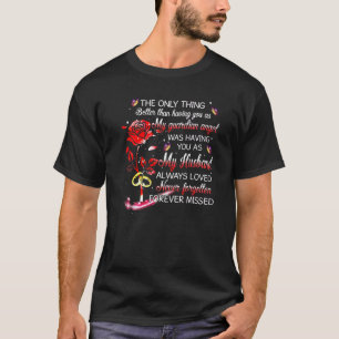 Camiseta Marido no Céu Eu não sou um Anjo Guardião da Viúva