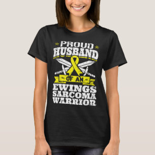 Camiseta Marido Orgulhoso De Um Guerreiro Sarcoma Ewing Awa