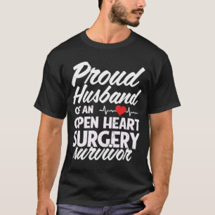Camiseta Marido Orgulhoso De Um Sobrevivente De Cirurgia Ca
