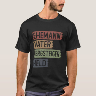 Camiseta Marido Padre Climber Hero Para Climber E Moun