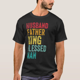 Camiseta Marido Padre King Bendê Homem Dia de os pais Mens 