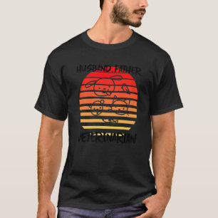 Camiseta Marido Padre Veterinário Cats Vet Vet Tech