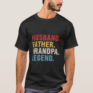 Camiseta Marido Pai Avô Dia de os pais Pai Legenda Papá