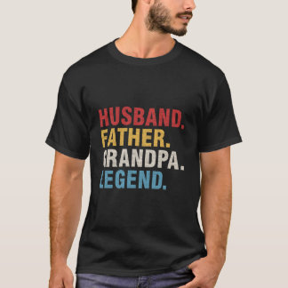 Camiseta Marido Pai Avô Dia de os pais Pai Legenda Papá