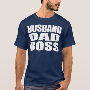 Camiseta Marido Pai Chefe Família Adorável Dia dos Pais T 