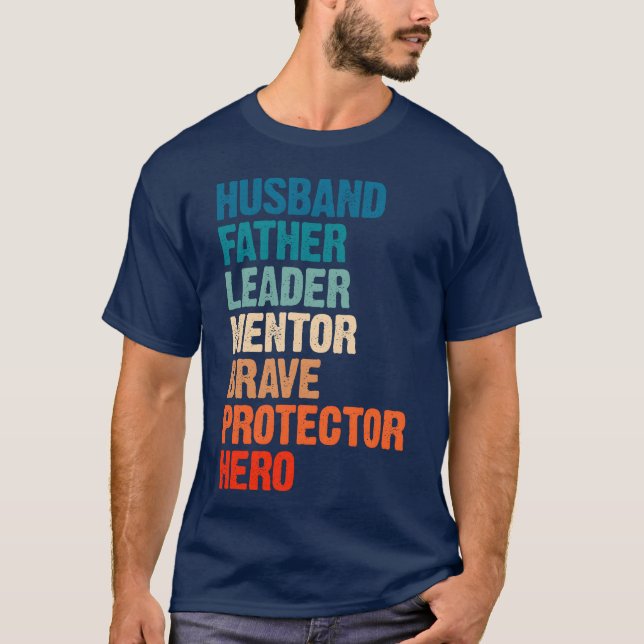 Camiseta Marido pai dia de os pais (Frente)