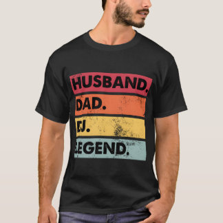 Camiseta Marido Pai Dj Lenda Dj Disc Jockey Tocador de Músi