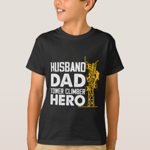 Camiseta Marido Pai Escalador de Torres Herói Torre de Celu