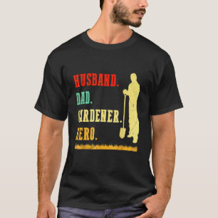 Camiseta Marido Pai Jardineiro Herói Jardinagem Paisagem