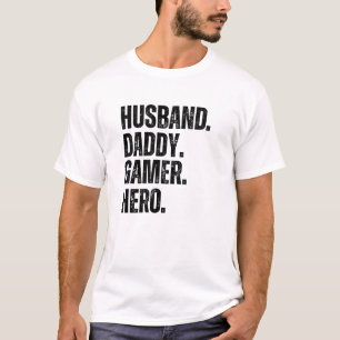 Camiseta Marido Pai Jogador Hero Bold