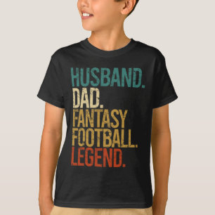 Camiseta Marido Pai Lenda do Futebol Fantasia Engraçado Hom