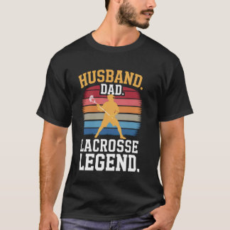 Camiseta Marido. Pai. Lenda do Lacrosse.