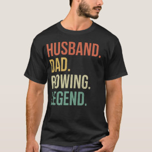 Camiseta Marido Pai Lenda do Remo para Amantes do Remo