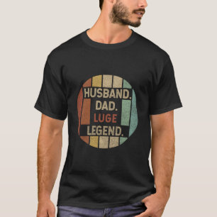 Camiseta Marido Pai Luge Lenda Dia dos Pais
