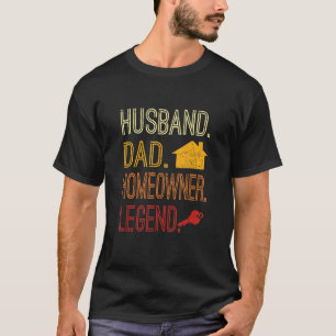 Camiseta Marido pai proprietário lenda proprietário dono de