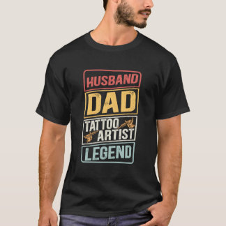 Camiseta Marido Pai Tatuagem Lenda Dia Dos Pais