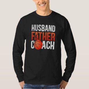 Camiseta Marido Pai Treinador de Basquete Pai Basquetebol