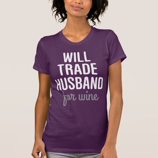 Camiseta Marido para o vinho (Frente)