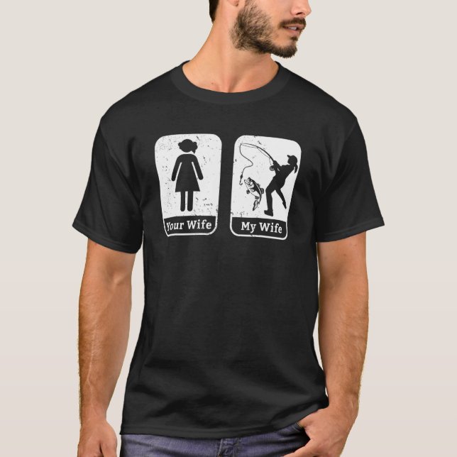 Camiseta Marido Parceiros de Pesca (Frente)