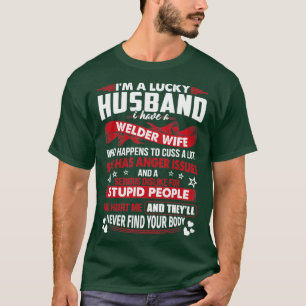 Camiseta Marido Sortudo Da Mulher Solteira Orgulhosa Para N