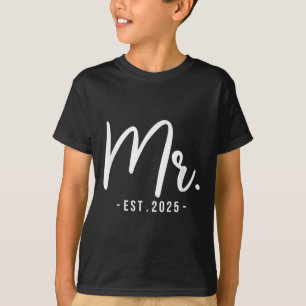 Camiseta Marido Sr. Est 2025 Casado Partido Bridal B