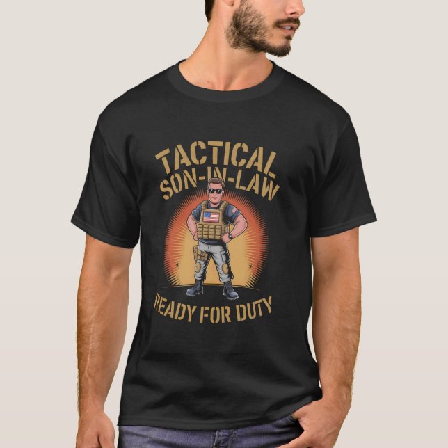 Camiseta Marido Tático Genro Serviço Militar (Frente)