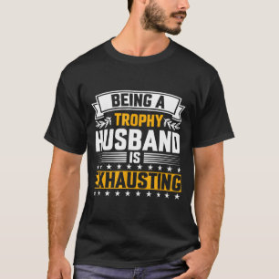 Camiseta Marido Troféu Masculino Exaustivo Engraçado
