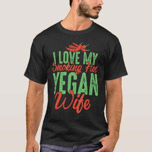 Camiseta Marido Vegetariano Vegano Eu Amo Minha Mulher Vega