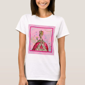 Camiseta Marie Antoinette, deixe-os comer bolo e pavão