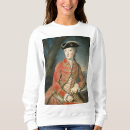 Camiseta Marie Antoinette em camisola vermelha