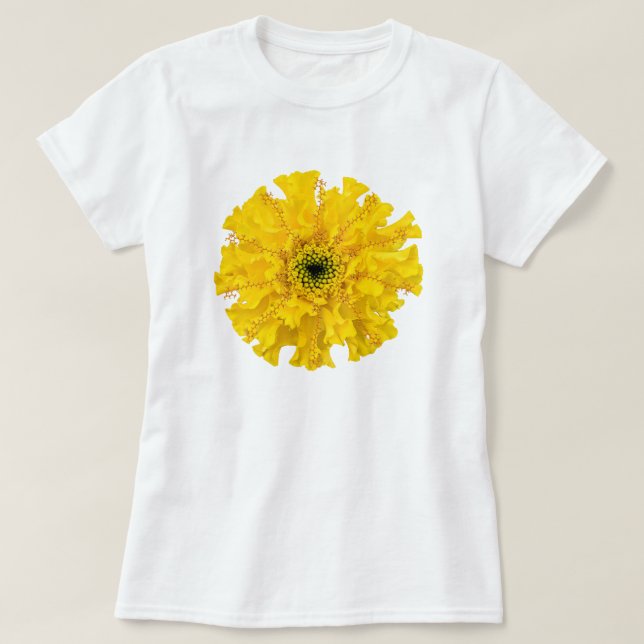 Camiseta Marigold Flower Chemistry Molecule T Shirt (Frente do Design)