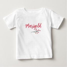 Camiseta Marigold Name Custom Red Xmas Christmas Classic