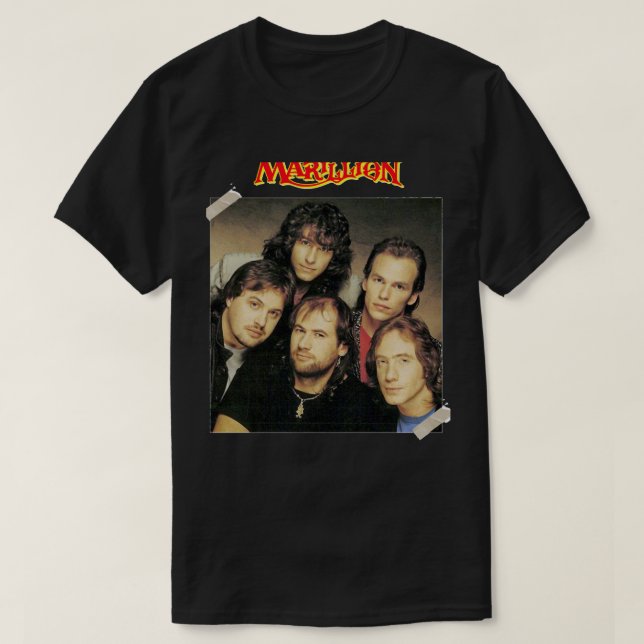 Camiseta Marillion Retro Wave (Frente do Design)
